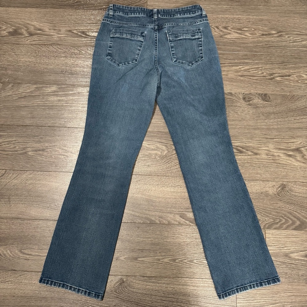 Christopher & Banks Modern Fit Jeans Women's Size 4 Blue‎ 5-Pocket Boot Cut - Picture 4 of 10